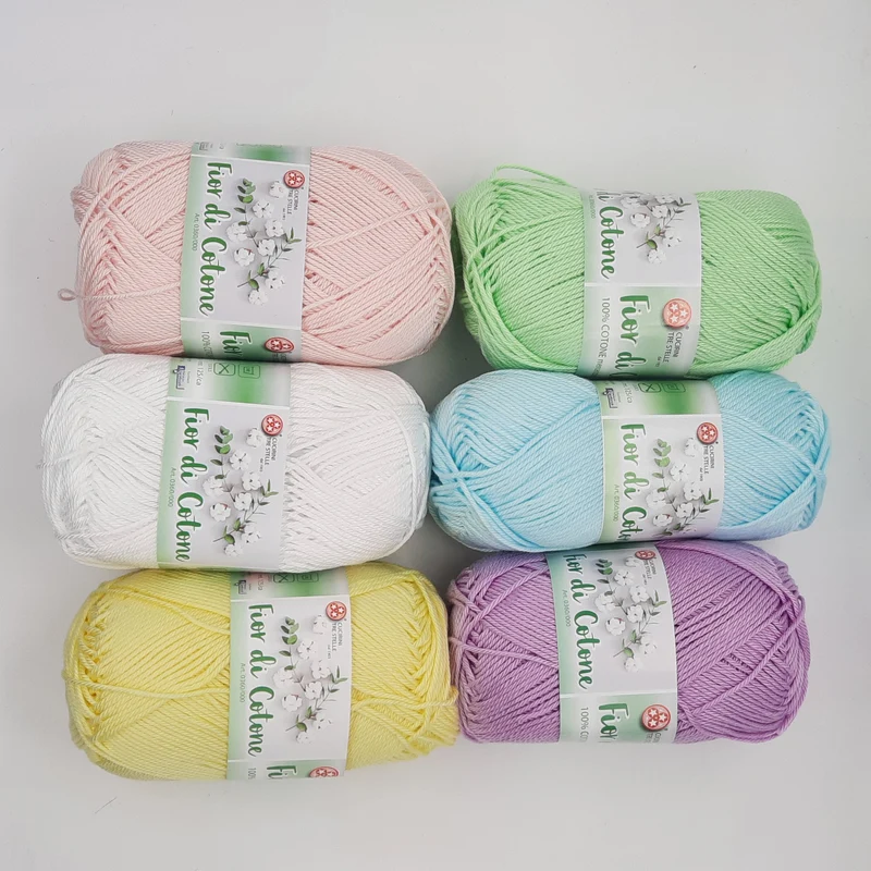 Kit Granny Pastello in Cotone Mercerizzato 300gr