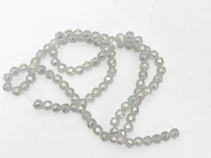 Perline cristallo sfaccettate tonde 6mm (circa 100 pz) | per bigiotteria diy