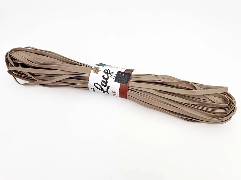 Fettuccia swan lace similpelle 275gr 40mt | borse uncinetto e intreccio