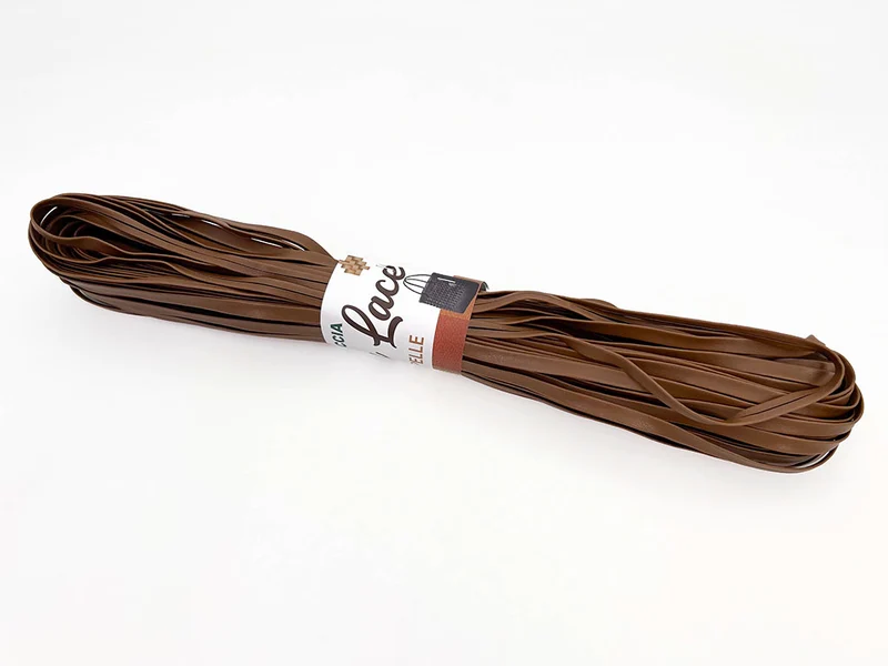 Fettuccia swan lace similpelle 275gr 40mt | borse uncinetto e intreccio