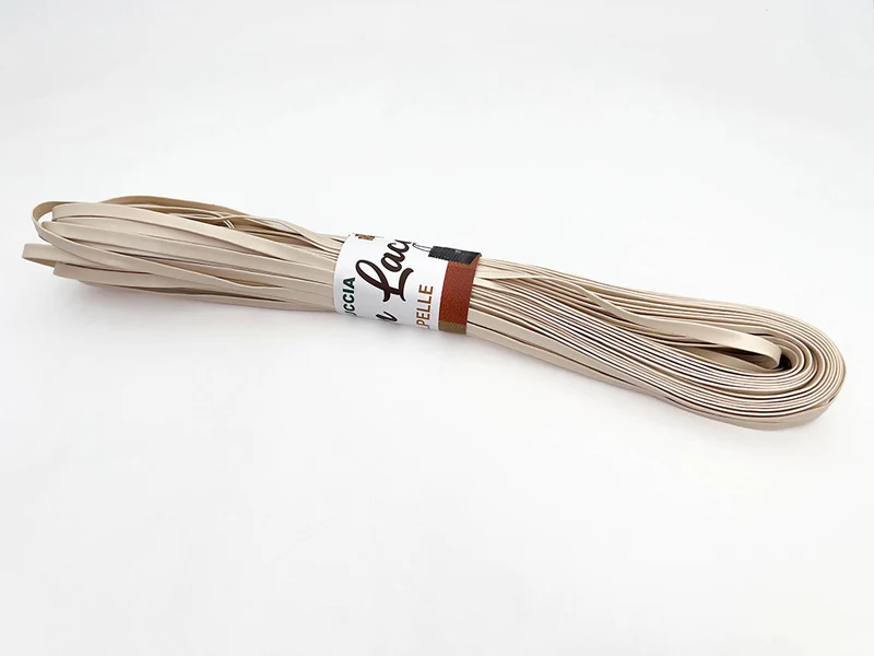 Fettuccia swan lace similpelle 275gr 40mt | borse uncinetto e intreccio