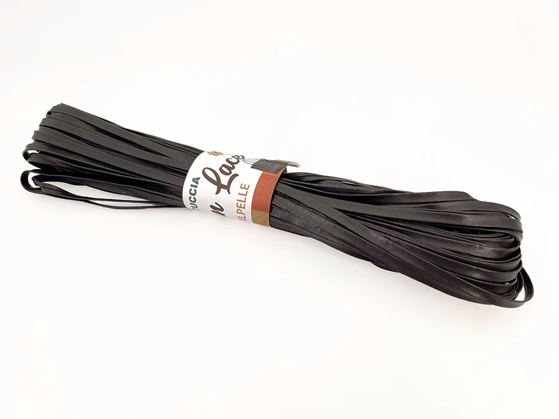 Fettuccia swan lace similpelle 275gr 40mt | borse uncinetto e intreccio