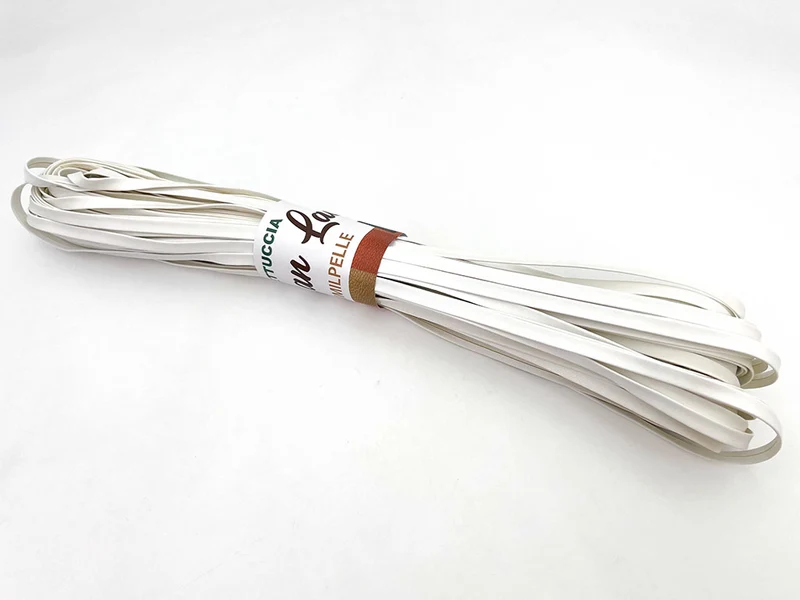 Fettuccia swan lace similpelle 275gr 40mt | borse uncinetto e intreccio