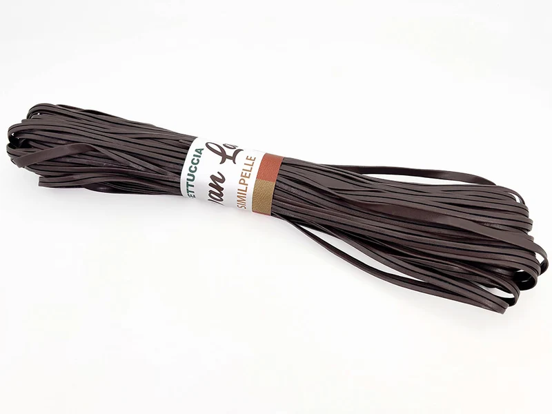 Fettuccia swan lace similpelle 275gr 40mt | borse uncinetto e intreccio