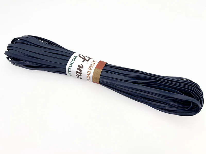 Fettuccia swan lace similpelle 275gr 40mt | borse uncinetto e intreccio