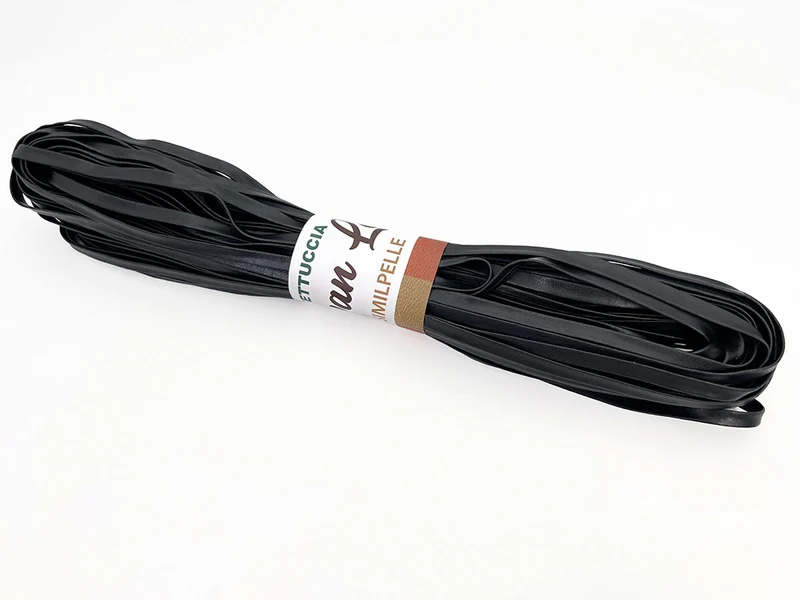 Fettuccia swan lace similpelle 275gr 40mt | borse uncinetto e intreccio