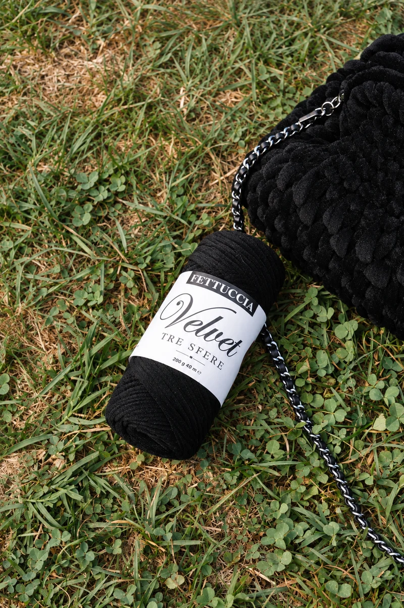Fettuccia velvet tre sfere | cf 200 gr | 90% poliestere 10% elastan