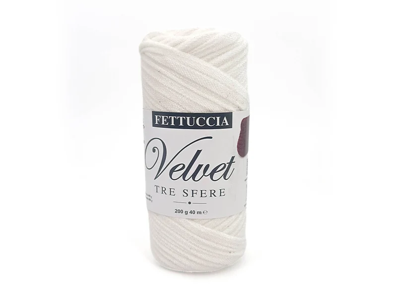 Fettuccia velvet tre sfere | cf 200 gr | 90% poliestere 10% elastan