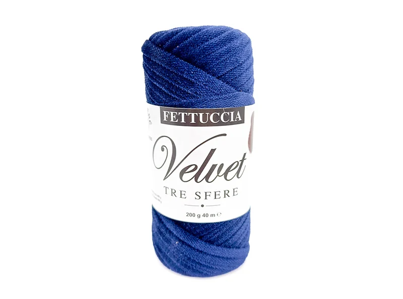 Fettuccia velvet tre sfere | cf 200 gr | 90% poliestere 10% elastan