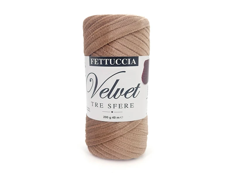 Fettuccia velvet tre sfere | cf 200 gr | 90% poliestere 10% elastan