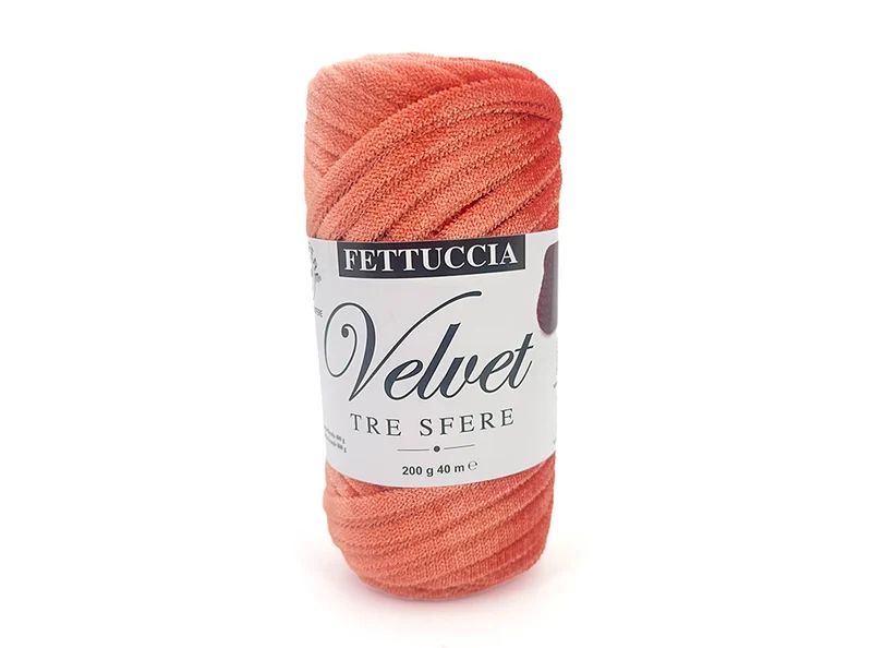 Fettuccia velvet tre sfere | cf 200 gr | 90% poliestere 10% elastan