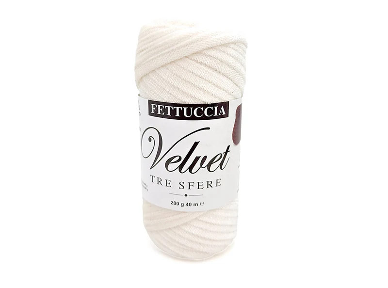 Fettuccia velvet tre sfere | cf 200 gr | 90% poliestere 10% elastan