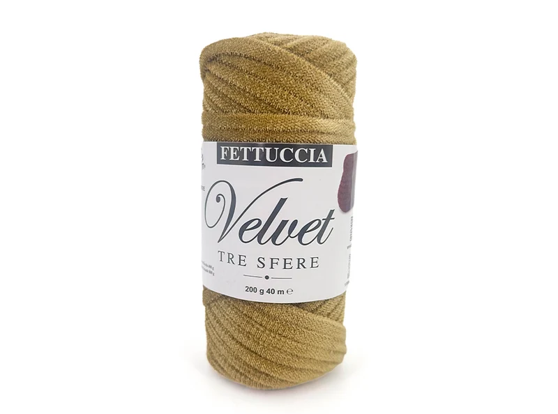 Fettuccia velvet tre sfere | cf 200 gr | 90% poliestere 10% elastan