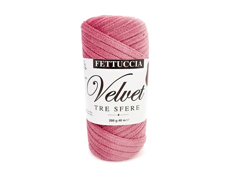 Fettuccia velvet tre sfere | cf 200 gr | 90% poliestere 10% elastan