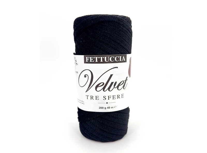 Fettuccia velvet tre sfere | cf 200 gr | 90% poliestere 10% elastan