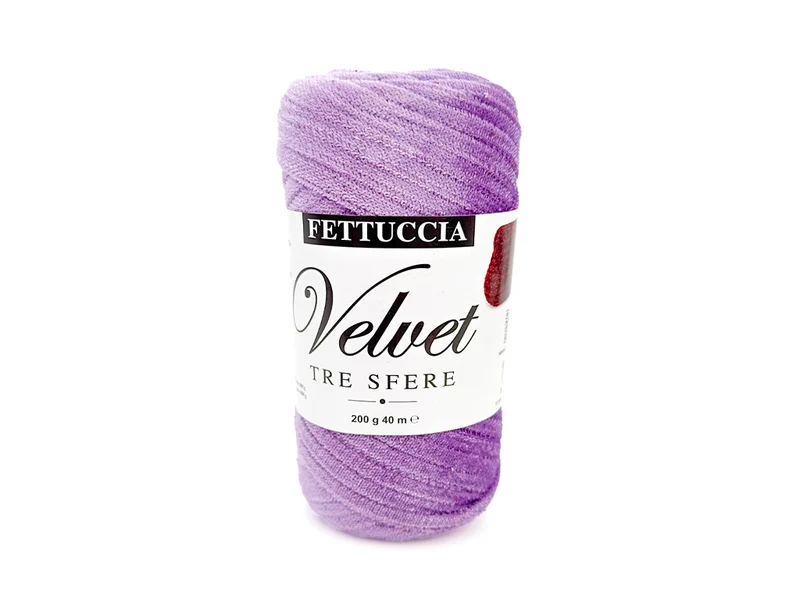 Fettuccia velvet tre sfere | cf 200 gr | 90% poliestere 10% elastan