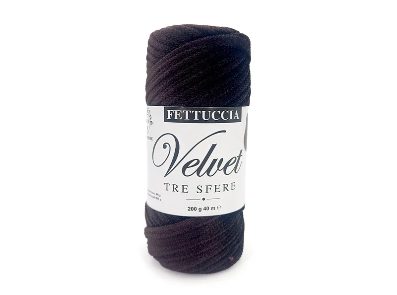 Fettuccia velvet tre sfere | cf 200 gr | 90% poliestere 10% elastan