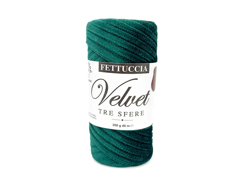 Fettuccia velvet tre sfere | cf 200 gr | 90% poliestere 10% elastan