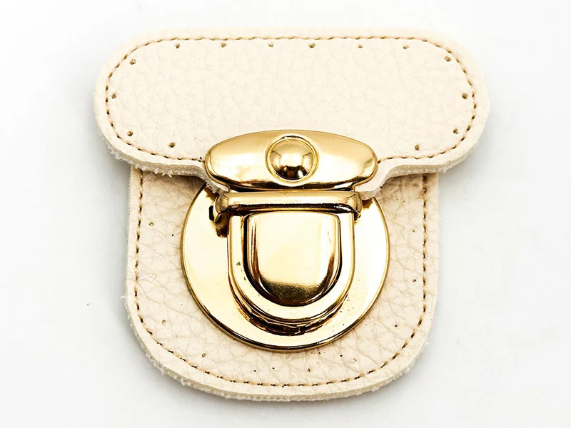 Chiusura per borse in ecopelle | 6x6 cm | cf 1 pz