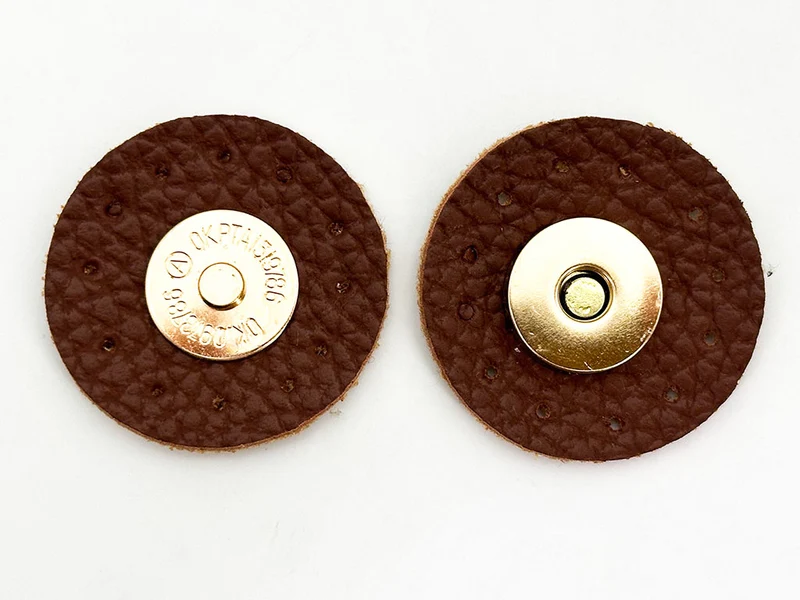 Chiusura magnetica per borse in ecopelle | Ø 4 cm | kit 1 pz