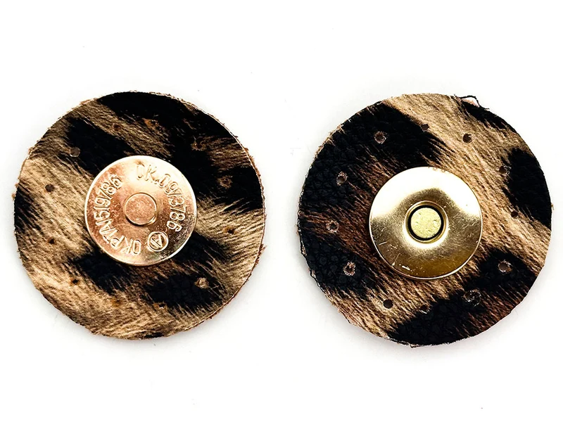 Chiusura magnetica per borse in ecopelle | Ø 4 cm | kit 1 pz