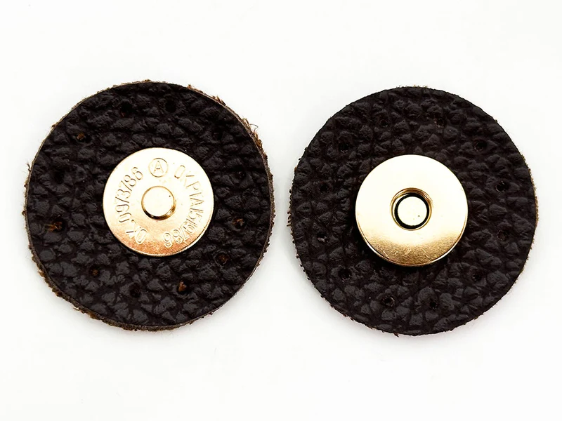 Chiusura magnetica per borse in ecopelle | Ø 4 cm | kit 1 pz
