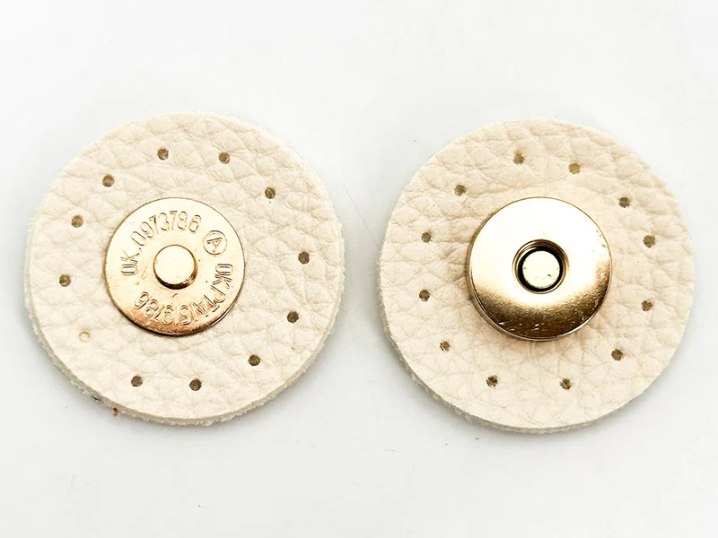 Chiusura magnetica per borse in ecopelle | Ø 4 cm | kit 1 pz