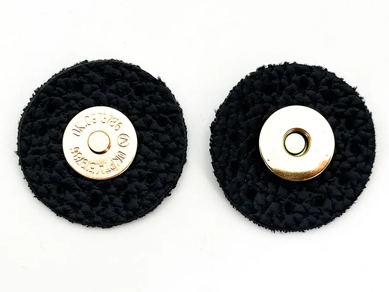 Chiusura magnetica per borse in ecopelle | Ø 4 cm | kit 1 pz