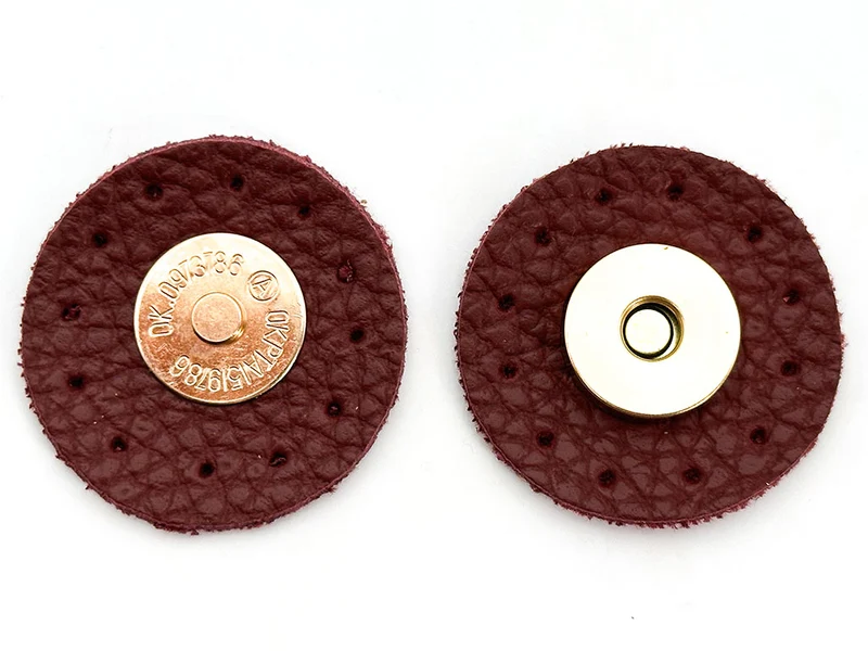 Chiusura magnetica per borse in ecopelle | Ø 4 cm | kit 1 pz