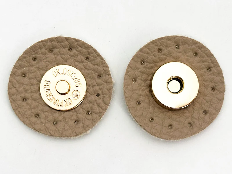 Chiusura magnetica per borse in ecopelle | Ø 4 cm | kit 1 pz