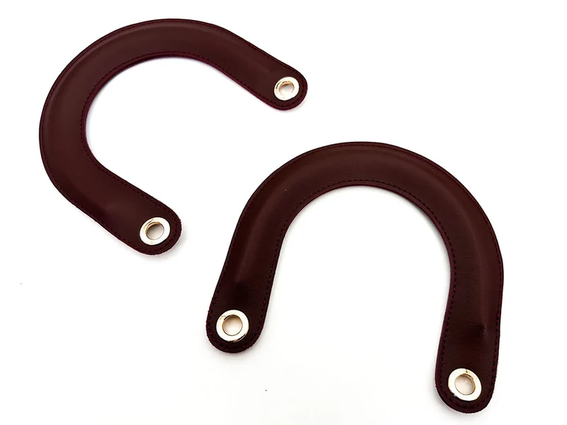 Manici per borse a uncinetto similpelle | 15x18 cm | 1 coppia