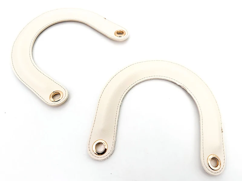 Manici per borse a uncinetto similpelle | 15x18 cm | 1 coppia