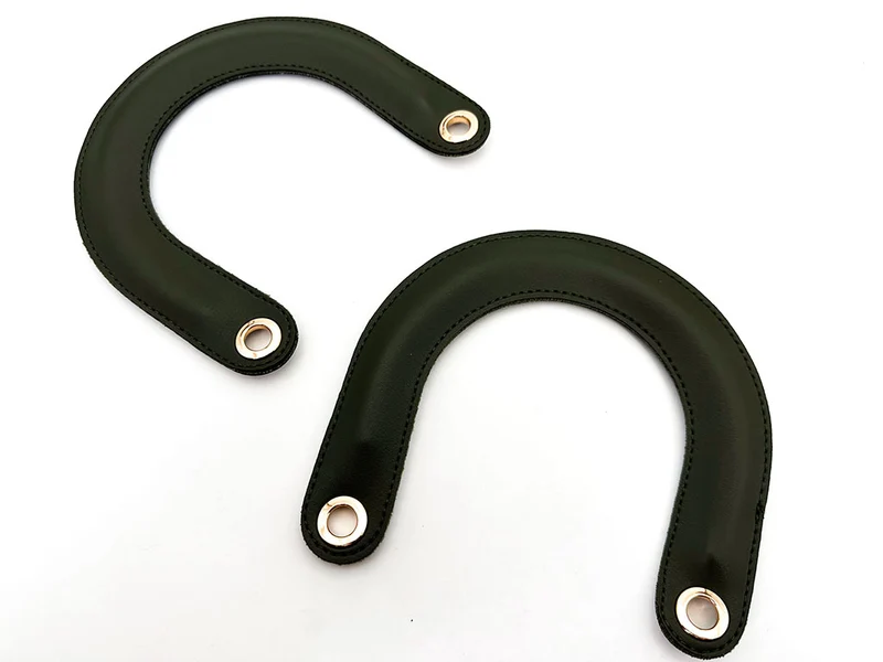 Manici per borse a uncinetto similpelle | 15x18 cm | 1 coppia