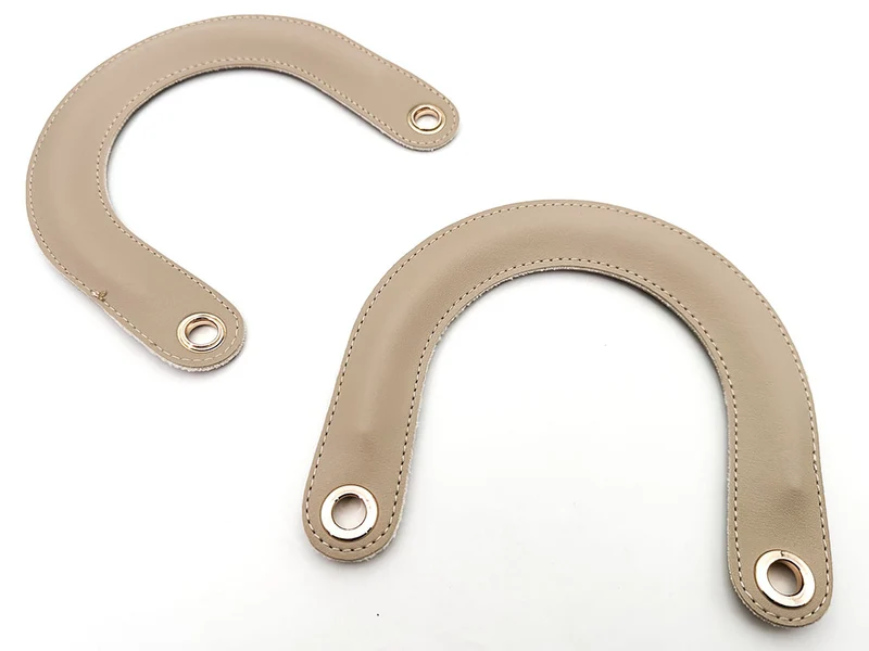 Manici per borse a uncinetto similpelle | 15x18 cm | 1 coppia