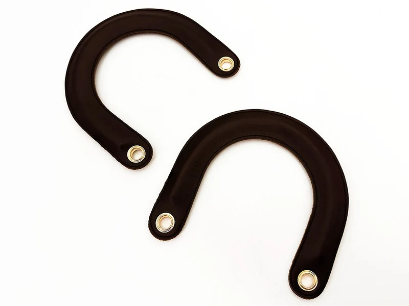 Manici per borse a uncinetto similpelle | 15x18 cm | 1 coppia
