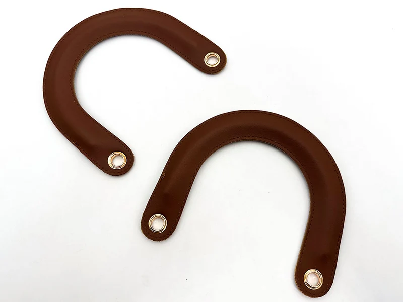 Manici per borse a uncinetto similpelle | 15x18 cm | 1 coppia