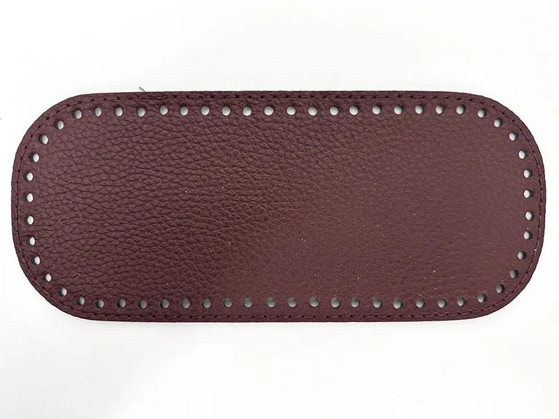 Fondi per borse similpelle all'uncinetto | 24x10 cm | cf 1 pz