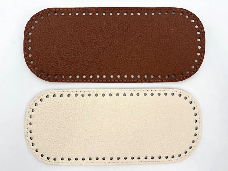 Fondi per borse similpelle all'uncinetto | 24x10 cm | cf 1 pz