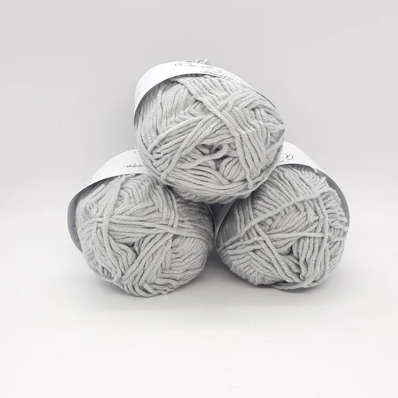 Fluffy Grigio Chiaro, Filato Baby N.11