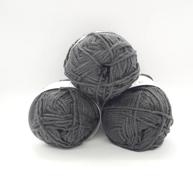 Fluffy Grigio Scuro, Filato Baby N.52