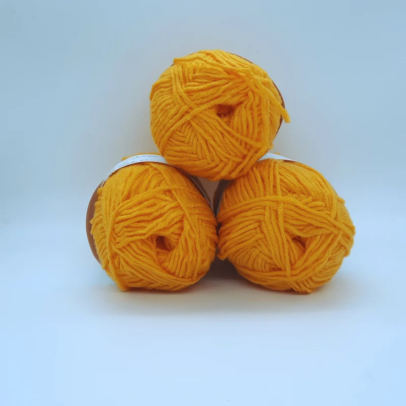 Fluffy Giallo Tuorlo, Filato Baby N.60