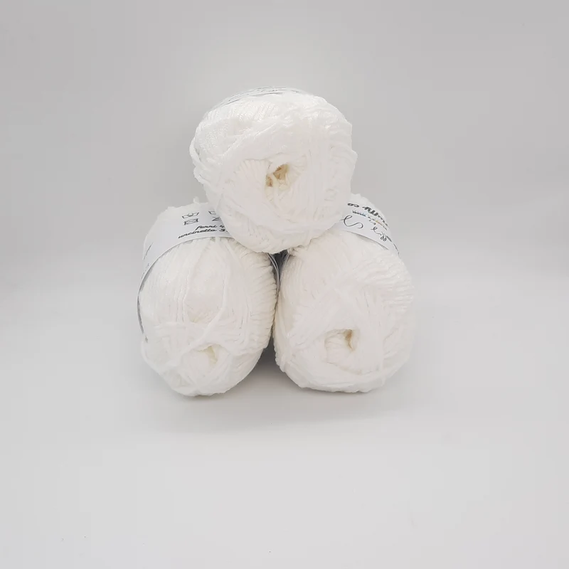 Fluffy Bianco, Filato Baby N.63