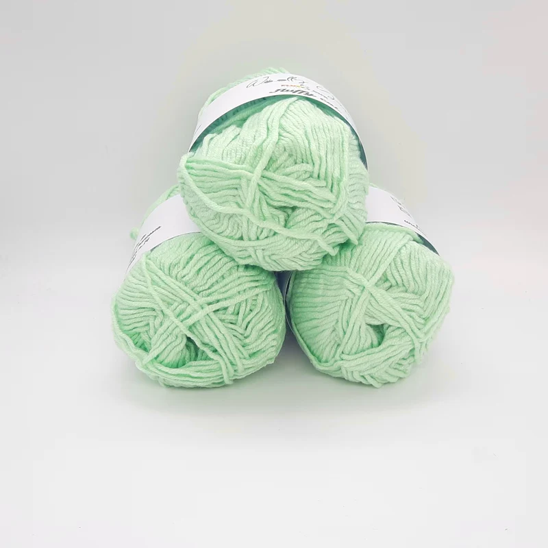 Fluffy Verde Pastello, Filato Baby N.15