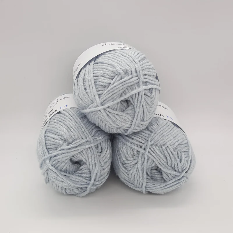 Fluffy Grigio Ghiaccio, Filato Baby N.14