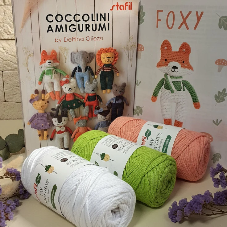 Coccolini Stafil kit pupazzo amigurumi uncinetto italiano principianti