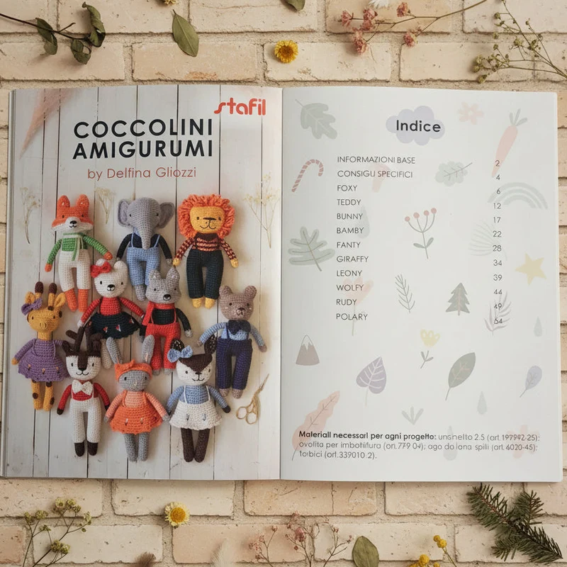 Coccolini Stafil kit pupazzo amigurumi uncinetto italiano principianti