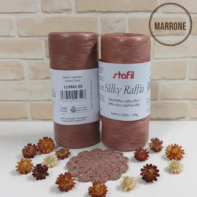 Filato rafia Stafil Silky - morbida e lavabile per borse uncinetto