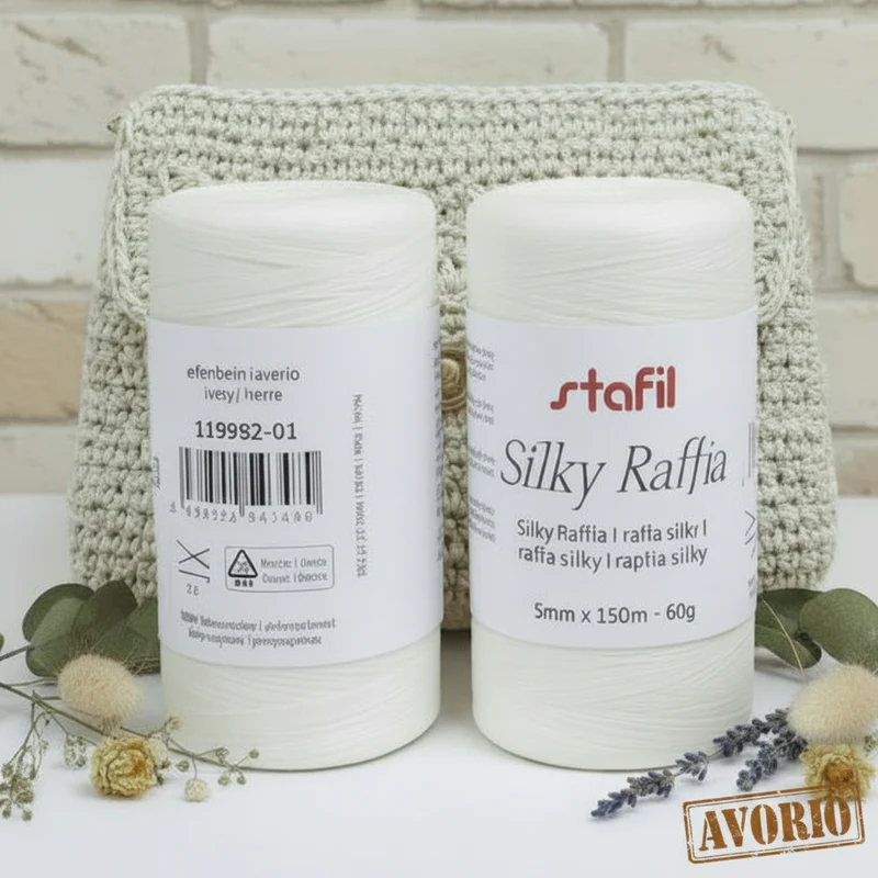 Filato rafia Stafil Silky - morbida e lavabile per borse uncinetto