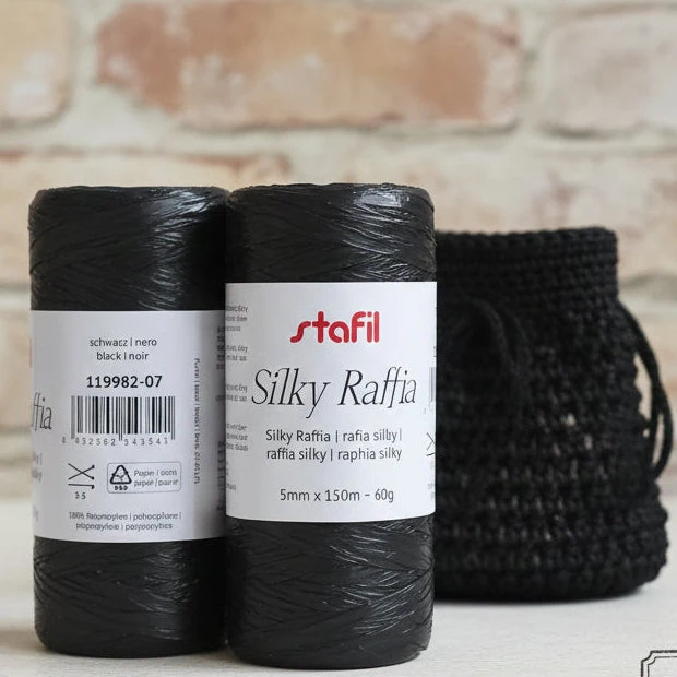 Filato rafia Stafil Silky - morbida e lavabile per borse uncinetto
