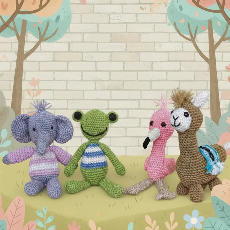 kit amigurumi uncinetto Stafil mini animale filato istruzioni italiano